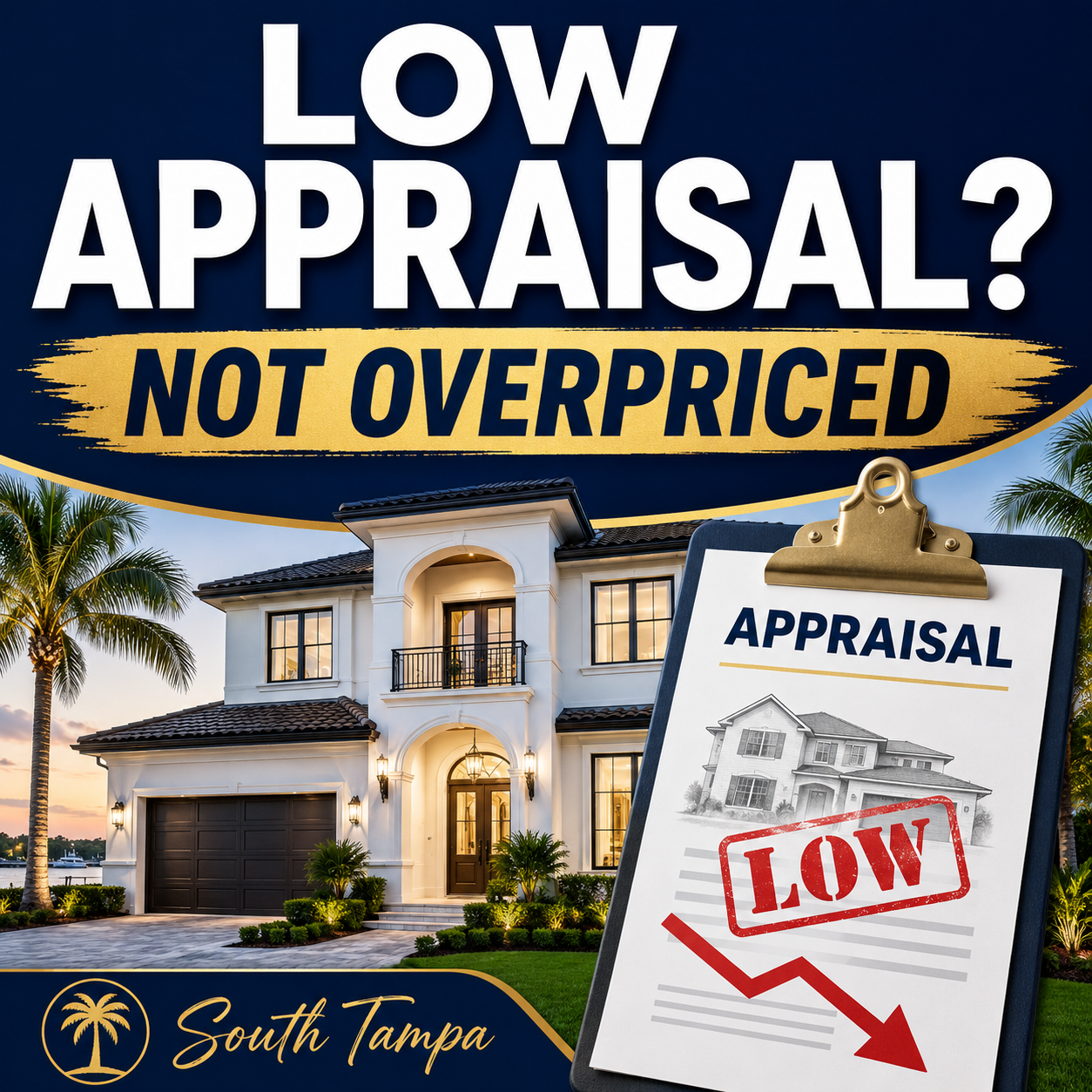 A Low Appraisal Does Not Mean Your Home Is Overpriced
