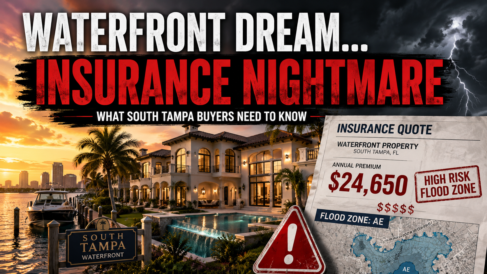 Waterfront Homes and Flood Insurance Reality in South Tampa