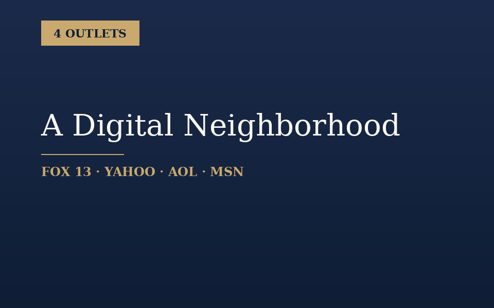 A Digital Neighborhood for America's 250th