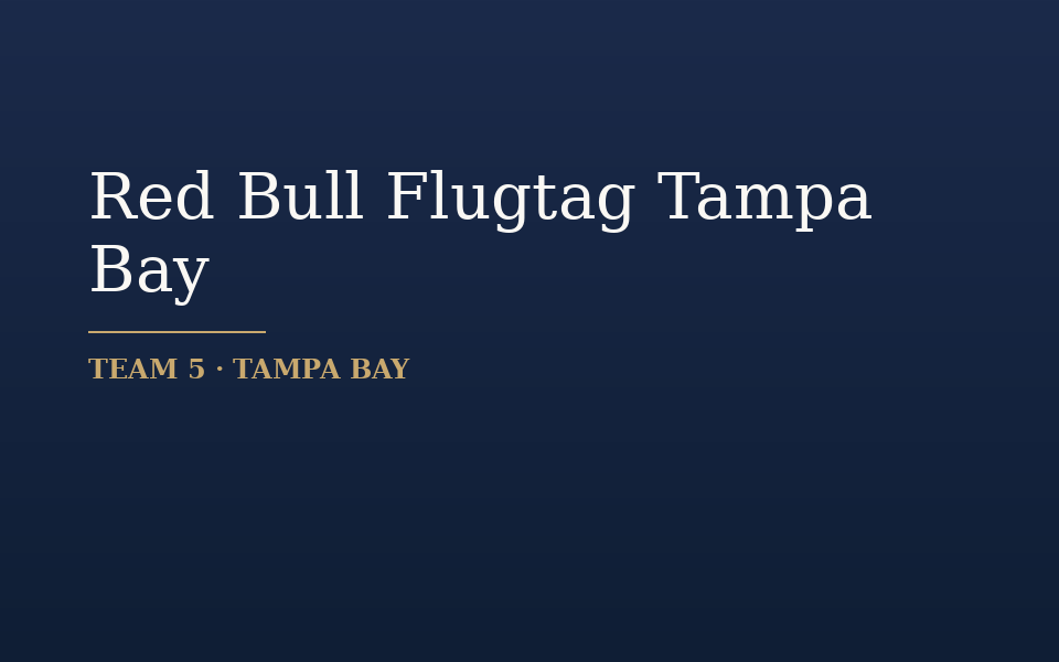 Red Bull Flugtag Tampa Bay
